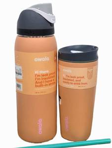 lot 23139 image: Owala FreeSip Water Bottles with Straw Set