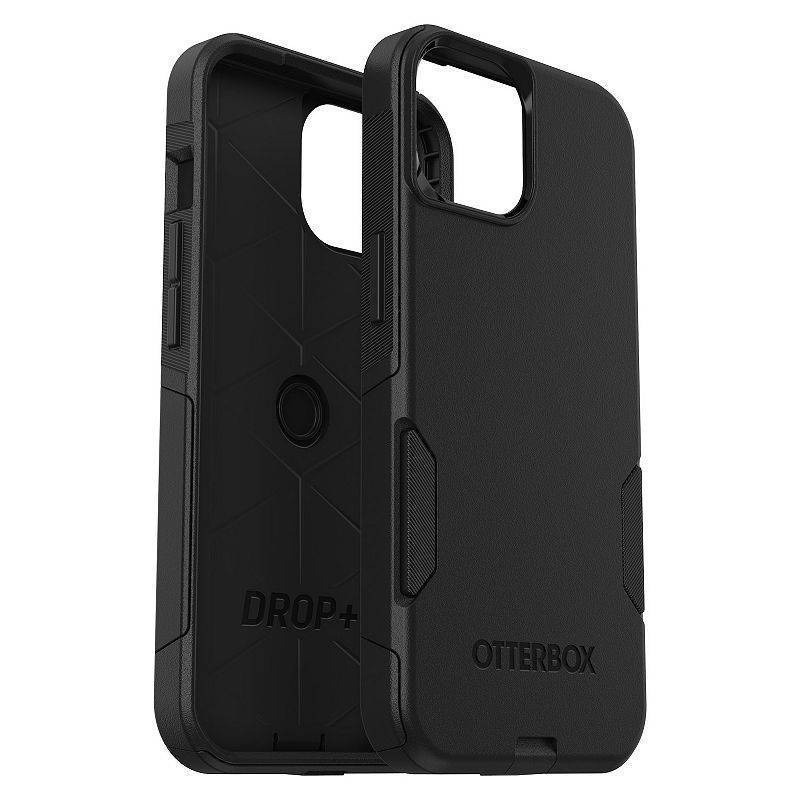 lot 11407 image: OtterBox Black Commuter Case for Apple iPhone 15, iPhone 14, & iPhone 13 - Retail $60