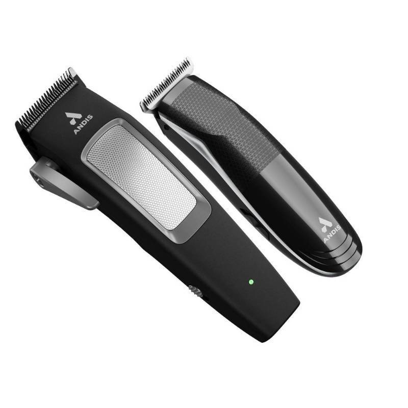 lot 13715 image: Andis inCred Clipper & Cordless T-Blade Lithium Trimmer Kit - 23pc - Retail $59