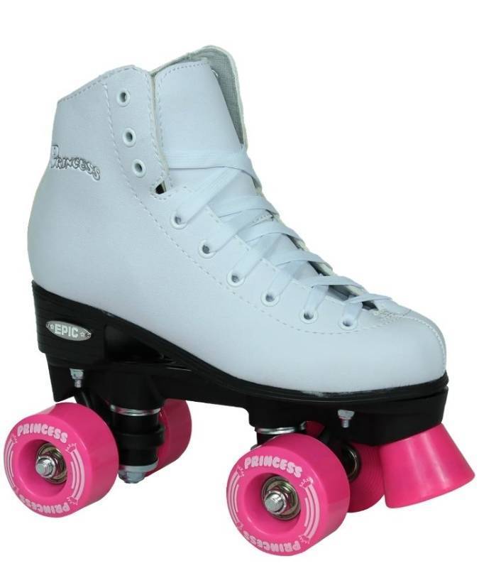 lot 14298 image: Epic Skates Pink Princess Quad Roller Skates Size 5