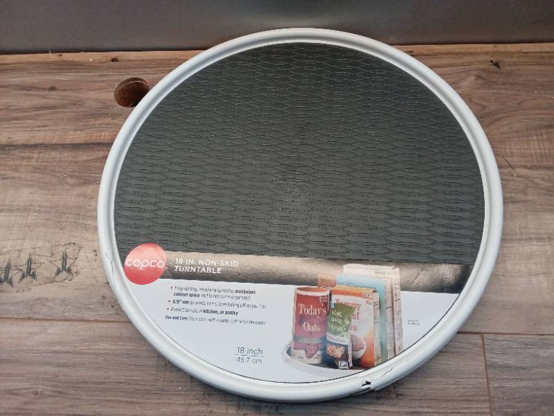 lot 11803 image: Copco 18-inch Organizer Turntable with Non-Skid Liner