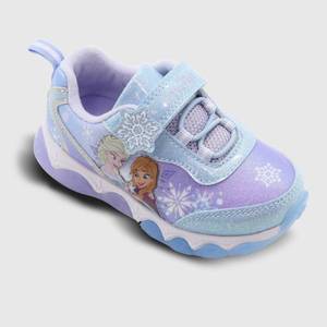 lot 14666 image: Toddler Disney Frozen Athletic Sneakers - PurpleBlue 11T