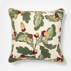 lot 14667 image: Acorn and Leaf Pillow - 24x24 - Threshold designed with Studio McGee