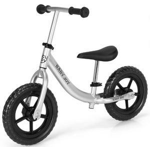 lot 14711 image: Baby Joy Costway Aluminum Balance Bike for Kids Adjustable No Pedal Training Bicycle Black