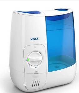 lot 16211 image: Vicks Warm Moisture Humidifier - WhiteBlue