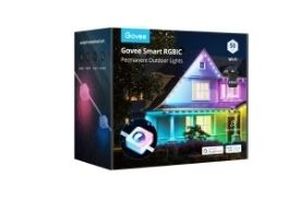 lot 21696 image: Govee 50ft RGBIC Smart White Permanent LED Strip Lights for Outdoor Use with 36 - Retail $167