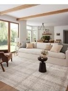 lot 21708 image: Loloi Angela Rose Ember Collection EMB-04 IvoryMulti 9-6 x 13-1 Area Rug - Retail $522