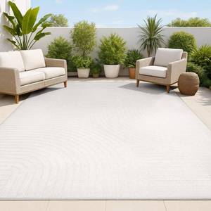lot 21721 image: JONATHAN Y SCANDINAVIAN 4 x 6 Area Rug  Hallie Minimalist Curve Geometric - IvoryCream  SCN100B-4