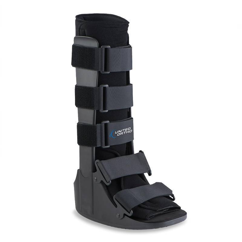 lot 2855 image: United Ortho Cam Walker Fracture Boot, Small, Black - Retail $66