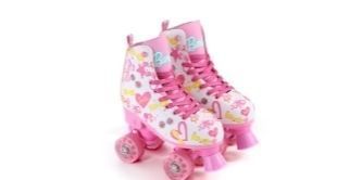 lot 21196 image: Barbie Unisex Adjustable Straps Roller Skates  Pink  5.91 in - Retail $42