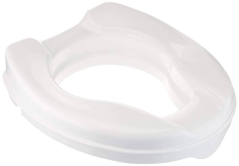 lot 2898 image: Homecraft Savanah Raised Toilet Seat, 2 High Elevated Toilet Seat Locks Onto Standard Toilets, Portable Assistance Commode Seat with Sturdy Brackets, Medical Aid for Elderly, Disabled, Limited Mobility