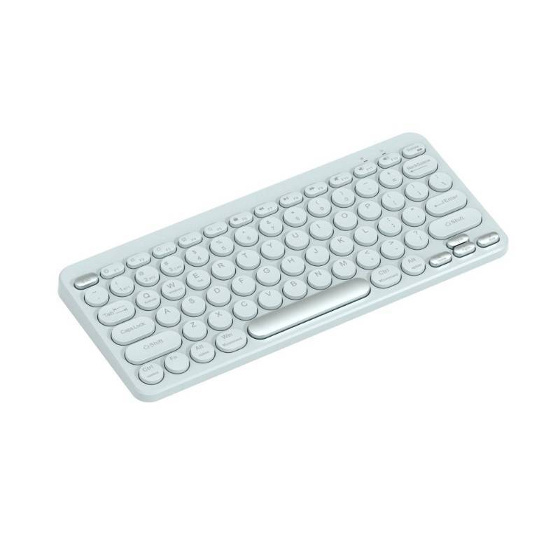 lot 7997 image: North Compact Round Key Wireless Keyboard - Mint Green