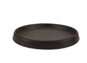 lot 21734 image: The HC Companies 24 Inch Terrazzo Saucer - Indoor Outdoor Plant Trays for Pots Black