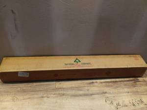 lot 21742 image: National Tree Company 4 ft Prelit Tinsel Tree (Missing Part of the Base)