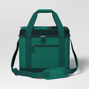 lot 21769 image: 24 Cans9qt Soft-Sided Cooler - Sun Squad Green