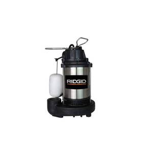 lot 21782 image: 12 HP Stainless Steel Dual Suction Submersible Sump Pump (Not Working) - Retail $309