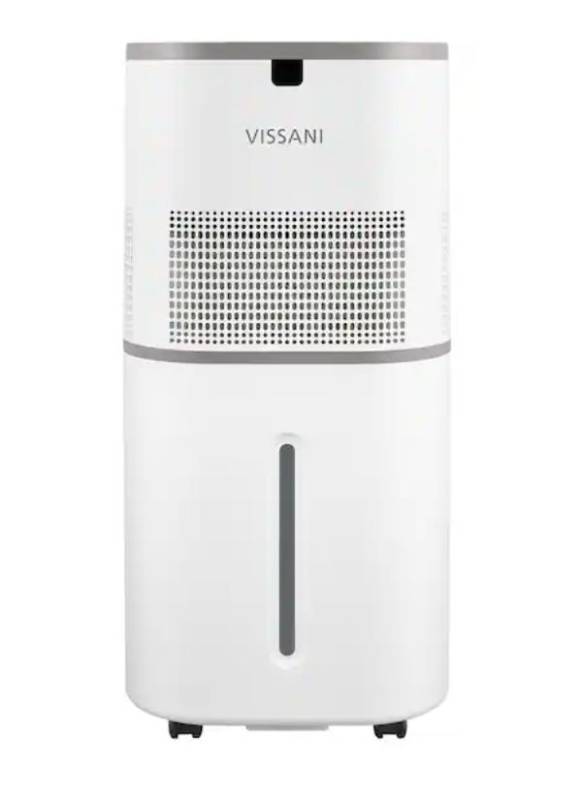 lot 8780 image: Vissani 6 Gal. Evaporative Humidifier for Whole House in White - Retail $149