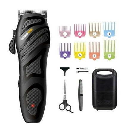 lot 21149 image: Conair Men Number Cut Cord and Cordless Hair Clipper & Trimmer Kit  16 Piece (Damage-See PIcs)
