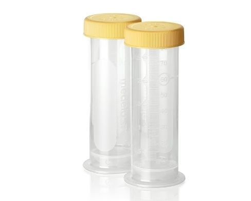 lot 4962 image: Medela Breast Milk Freezing & Storage 80 ml Container (Missing One Lid) - 12 Pack