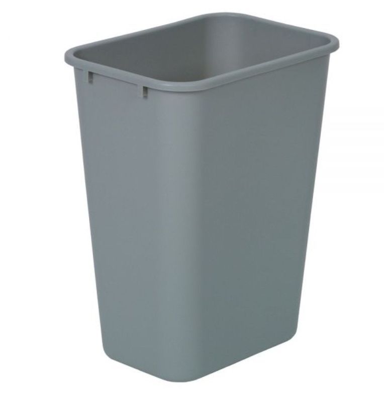lot 21340 image: Standard Wastebasket, Silver