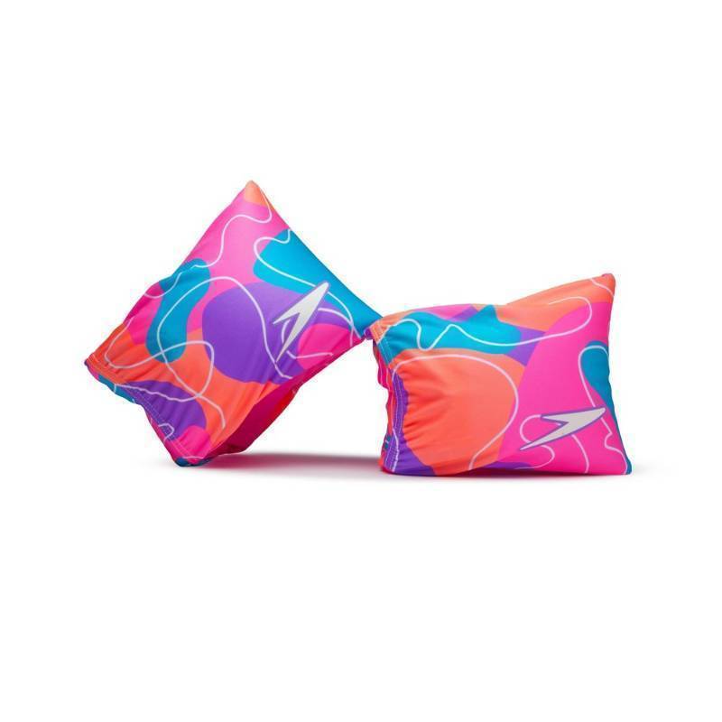 lot 8134 image: Speedo Kids Fabric Arm Band - Pink Swim Training Floats Polyester