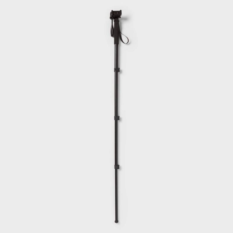 lot 5598 image: Monopod - heyday Black 3-Way Panhead, Quick Release Plate