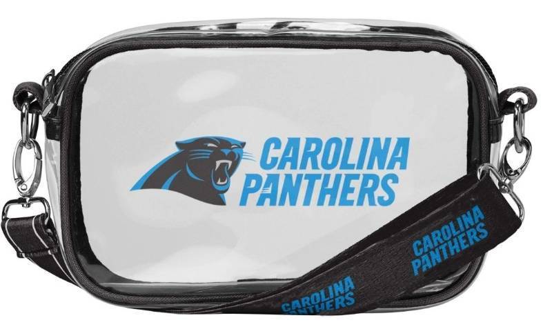 lot 14435 image: Foco Carolina Panthers Clear Camera Bag (Missing Strap)