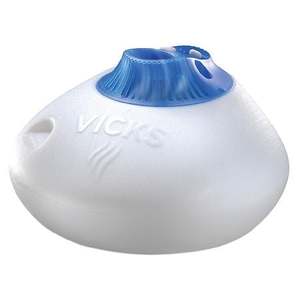 lot 14844 image: Vicks Warm Steam Vaporizer Humidifier  600 sq ft  White  V150SGNLUPCV2