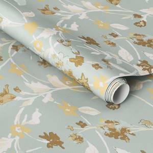 lot 14846 image: Floral Light Sage Green Peel and Stick Wallpaper - Threshold