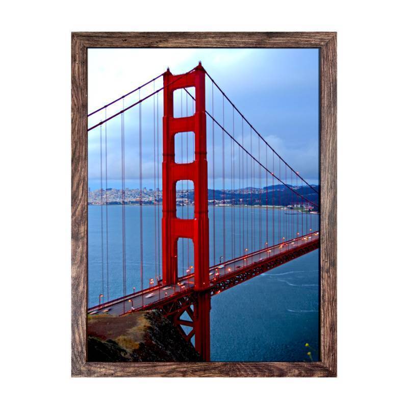 lot 13690 image: BESCRCL 18x24 Poster Frame, Picture Frames for Wall, Single, Brown