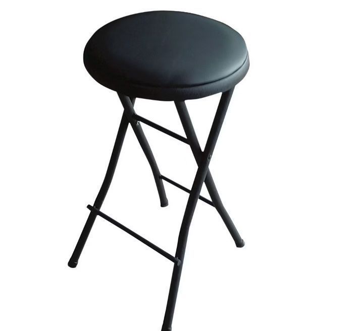 lot 11529 image: Peakform Vinyl Folding Stool Black- (See Pic #5)