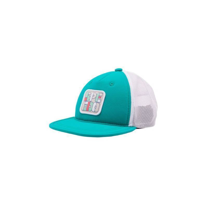 lot 8198 image: Speedo Kids Trucker Hat - Teal Adjustable Lightweight Toddler Baseball Cap