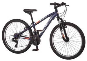 lot 14860 image: Schwinn Ranger 24 Kids Mountain Bike - Navy - Retail $299