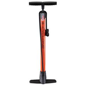 lot 14864 image: Schwinn Cyclone Tire Floor Pump - Orange