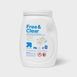 lot 23329 image: Free & Clear Unscented Concentrated Laundry Detergent Pods 72 Pacs - 51.8oz