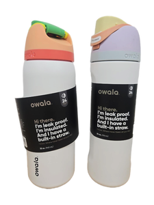 lot 23348 image: Owala FreeSip Water Bottles Set - 32oz and 24oz