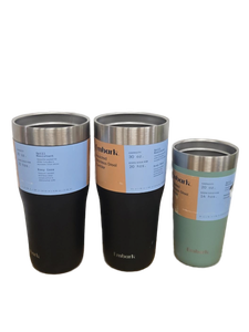 lot 23362 image: Embark Insulated Stainless Steel Tumbler Set of 3 (No Lids)
