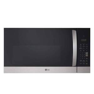 lot 30024 image: LG - 1.7 Cu. Ft. Over-The-Range Microwave with Sensor Cook and EasyClean - Stainless Steel - Retail $249