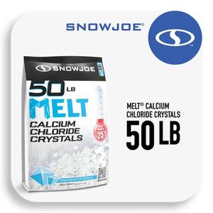lot 30042 image: Snow Joe MELT Calcium Chloride Crystals Ice Melter (50 lb. Resealable Bag)  MELT50CC
