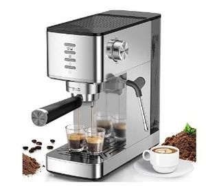 lot 30046 image: Espresso Machine 20 Bar with Rapid Cold Brew - Hot & Iced Coffee Maker, Built-in Steam Wand, Touch Screen, 37oz Water Tank -Perfect for Lattes, Cappuccinos, and Gift for Coffee Lovers - Retail $110