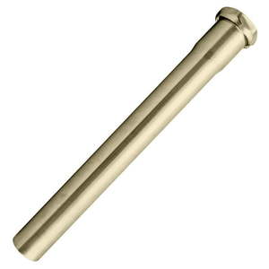 lot 30063 image: Westbrass D421-01 1-14  x 12  Slip Joint Extension Tube  Polished Brass
