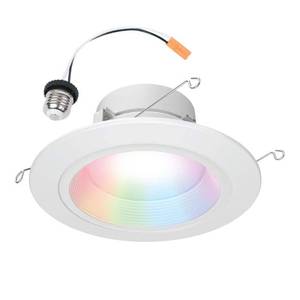 lot 30079 image: Cooper Lighting 118214 0.83 in. LED WiFi Retrofit Kit White