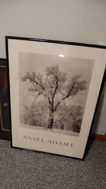 lot 1781 image: Ansel adams wall picture.