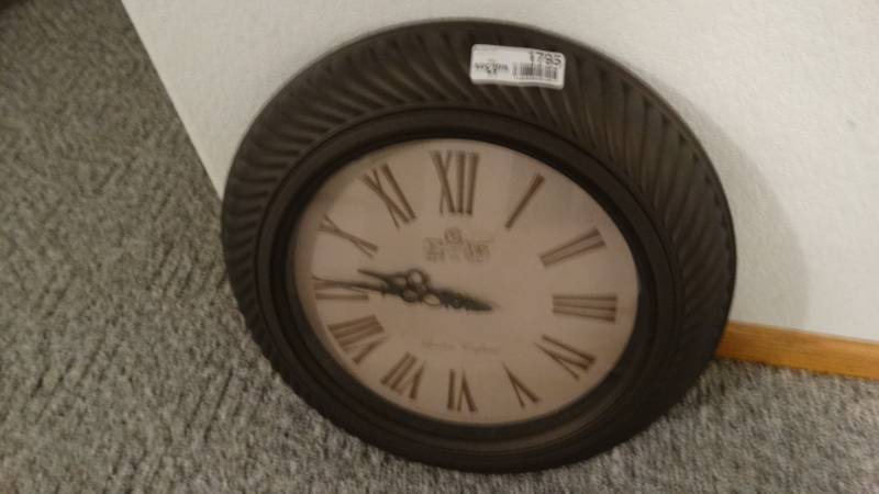 lot 1795 image: Wall clock.