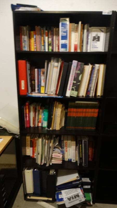 lot 1798 image: Book case, contents not included.