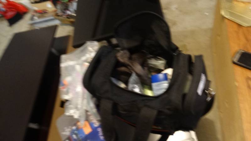 lot 1838 image: Duffle bag with Miscellaneous items.