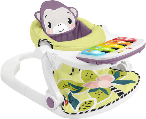 lot 21197 image: Fisher-Price Kick & Play Deluxe Sit-Me-Up Activity Center with Piano Toy, Multi - Retail $75