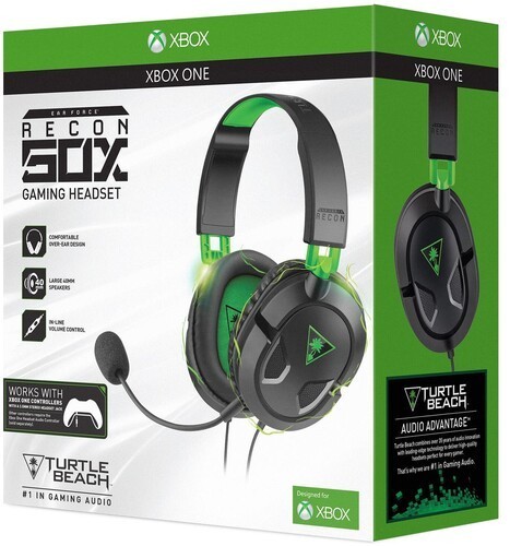 lot 3849 image: Turtle Beach Recon 50 Wired Gaming Headset for Xbox Series XS & Xbox One Black (Damaged)