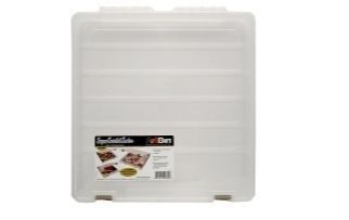 lot 11584 image: ArtBin Super Satchel Slim Line 1 Compartment Clear