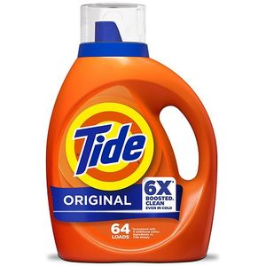 lot 14982 image: Tide Laundry Detergent Liquid  Original Scent  84 fl oz  64 Loads